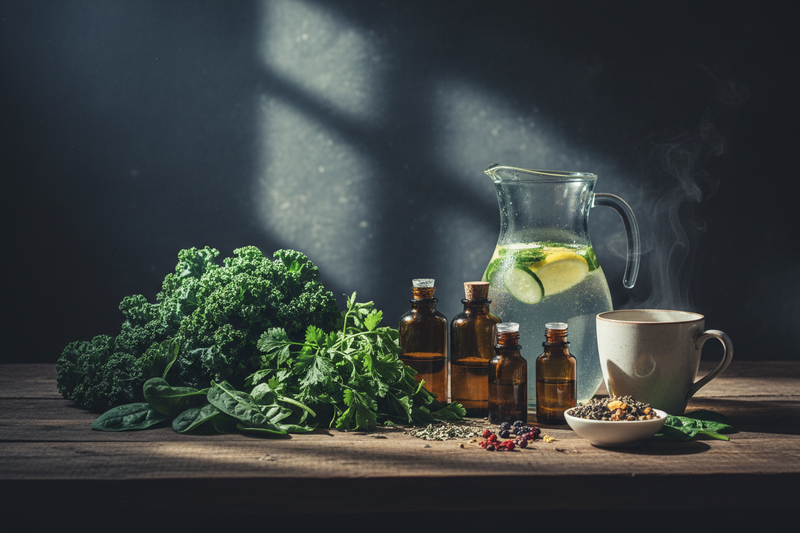 Detox Isn't a Trend, It's a Necessity. cinematic image, no text